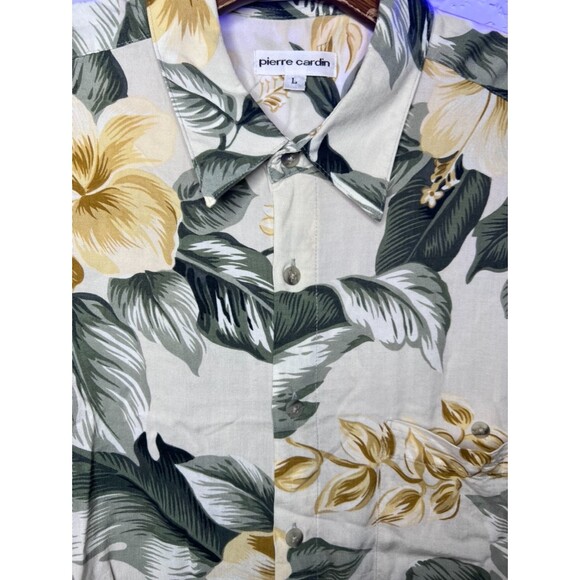 Vintage Pierre Cardin Hawaiian Shirt - L - Picture 3 of 5